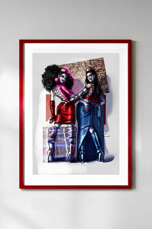 contour-collage-fashion-poster-pure-fshn-viral-vogue-inspired-a2-print