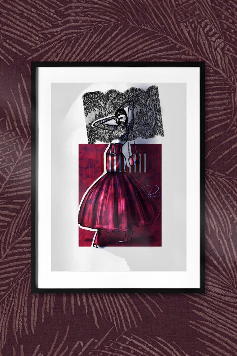 contour-collage-fashion-poster-pure-fshn-viral-vogue-inspired-a2-print