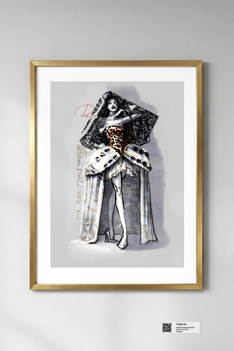 contour-collage-fashion-poster-pure-fshn-viral-vogue-inspired-a2-print