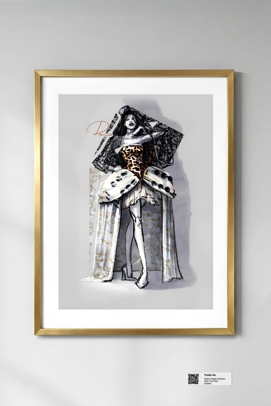 contour-collage-fashion-poster-pure-fshn-viral-vogue-inspired-a2-print