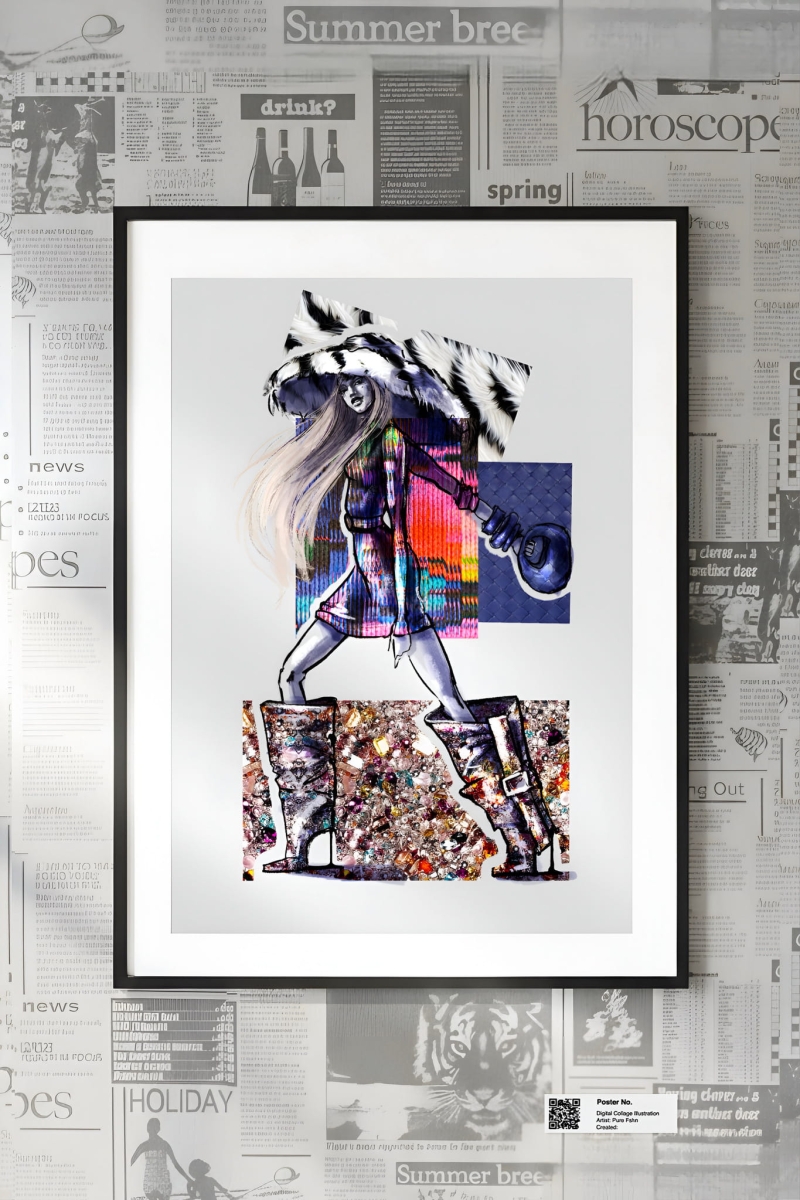 contour-collage-fashion-poster-pure-fshn-viral-vogue-inspired-a2-print