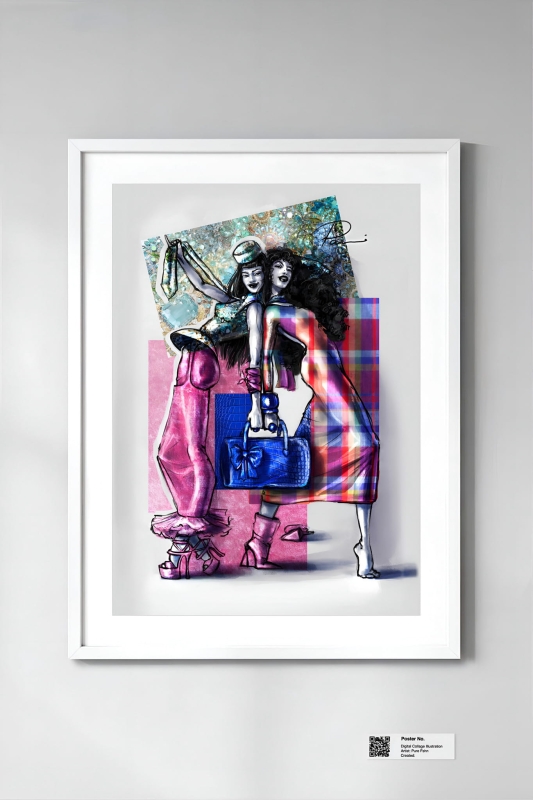 contour-collage-fashion-poster-pure-fshn-viral-vogue-inspired-a2-print