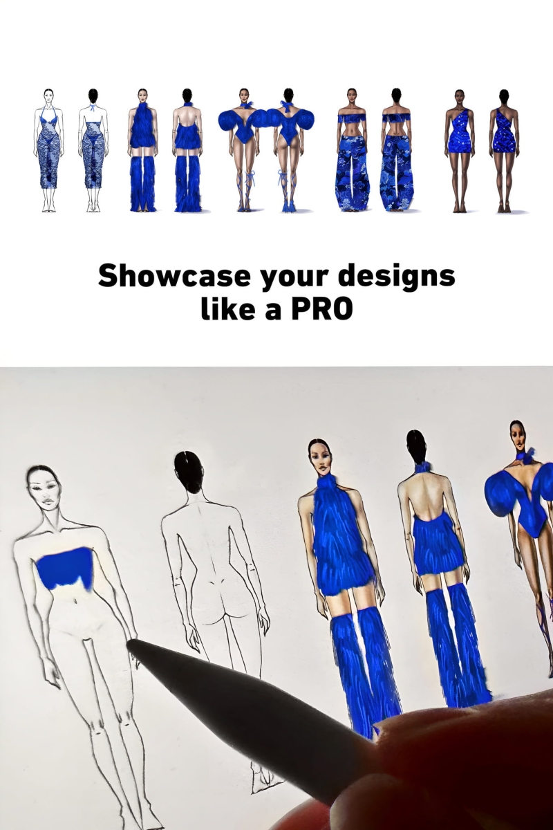 female-fashion-body-templates-4-skin-tones-outline-silhouette-front-and-back-for-fashion-design-sketching